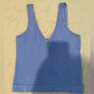 cute little blue top from a boutique